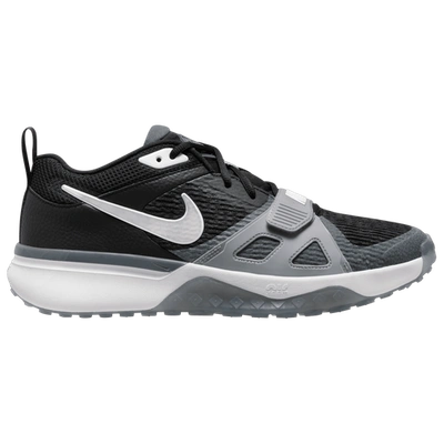 Shop Nike Mens  Air Zoom Diamond Elite Turf In Wolf Grey/white/black