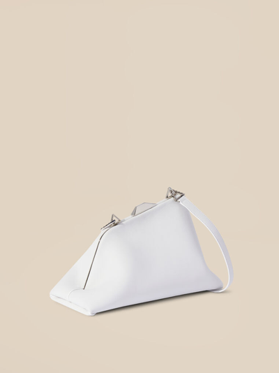 Shop Attico ''day Off'' White Shoulder Bag