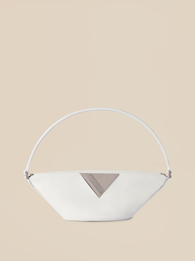 Shop Attico ''piccola'' White Shoulder Bag
