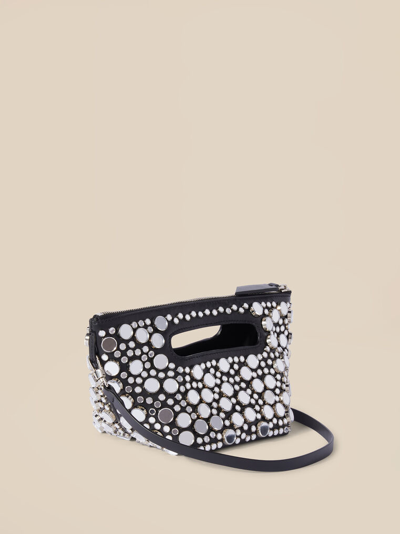 Attico Tote Bag ''via Dei Giardini 15'' Black In Black