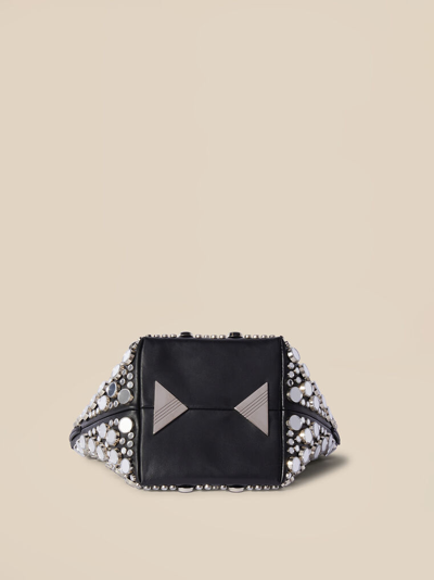 Attico Tote Bag ''via Dei Giardini 15'' Black In Black