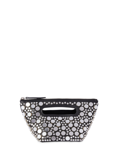 Attico Tote Bag ''via Dei Giardini 15'' Black In Black