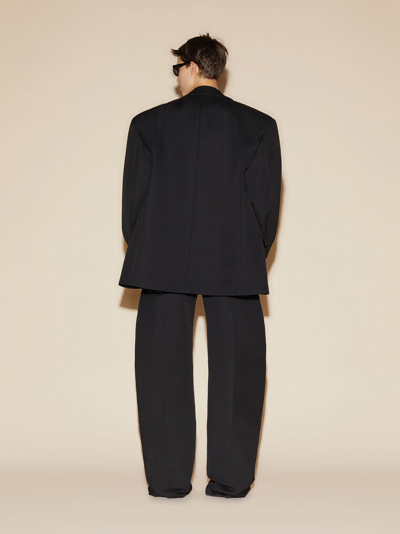 Attico Wide-leg Tailored Pants In Black
