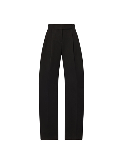 Attico Wide-leg Tailored Pants In Black