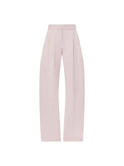 Shop Attico The  Bottoms Gend - Pale Pink Long Pants Pale Pink Main Fabric: 44% Virgin Wool 56% Polyamide,