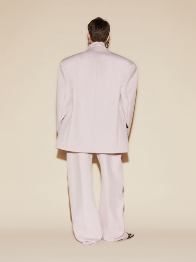 Attico Woman Pink Blazers In Pale Pink