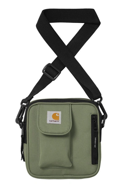 Shop Carhartt Work In Progress Essentials Small Crossbody Bag In Dollar Green