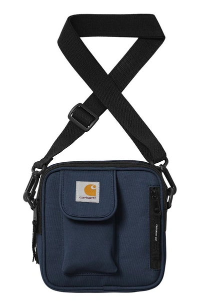 Shop Carhartt Essentials Small Crossbody Bag In Blue