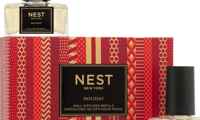 Nest New York Holiday Wall Diffuser Refill Duo In Holiday Wall