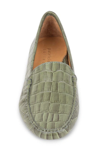 Shop Patricia Green 'jillian' Loafer In Olive Croc