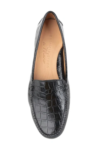 Patricia Green 'jillian' Loafer In Black Croc