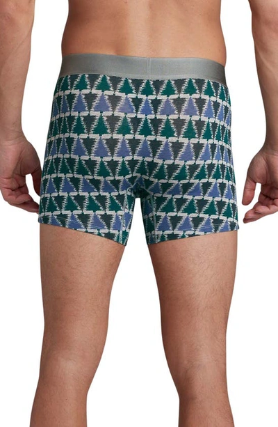 Shop Tommy John 4-inch Cool Cotton Boxer Briefs In Heather Grey Pine Mountain