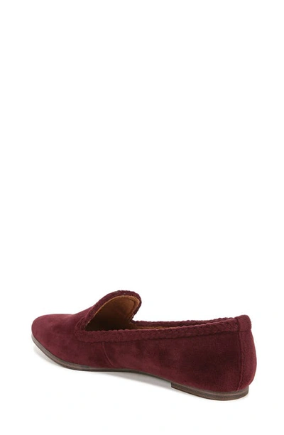 Shop Zodiac Hill Braided Loafer In Wine Sangria