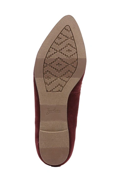 Shop Zodiac Hill Braided Loafer In Wine Sangria