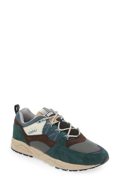 Shop Karhu Gender Inclusive Fusion 2.0 Sneaker In Dark Forest / Stormy Weather