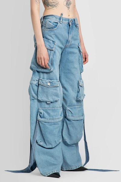 Shop Attico Woman Blue Trousers