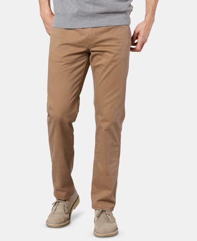 Shop Dockers Men's Jean Cut Straight-fit All Seasons Tech Khaki Pants In Brown