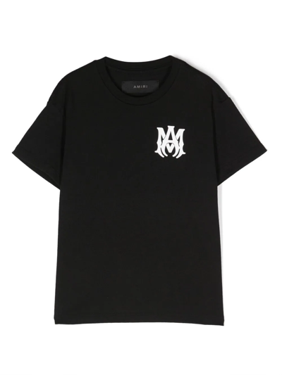 Shop Amiri T-shirt Stampa Logo In Black