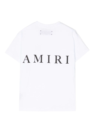 Shop Amiri T-shirt Stampa Logo In White