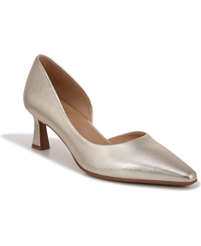 Shop Naturalizer Dalary-pump Pumps In Champagne Metallic Leather