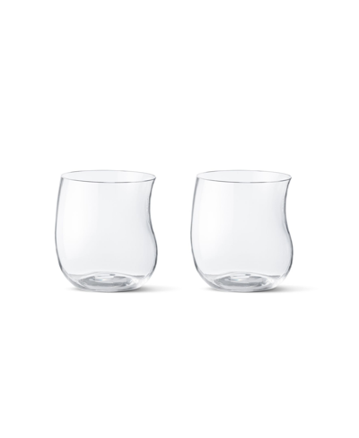 Shop Georg Jensen Cobra Small Tumbler Set, 2 Pieces In Clear Glass