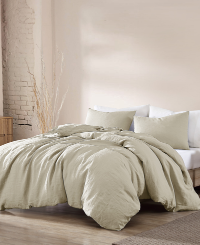Shop Riverbrook Home Logan 3-pc.comforter With Removable Cover Set, Twin In Oatmeal