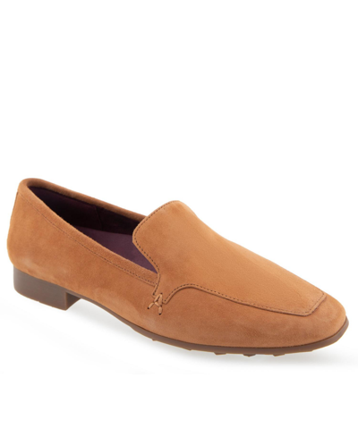Shop Aerosoles Paynes Tailored-loafer In Tan Suede