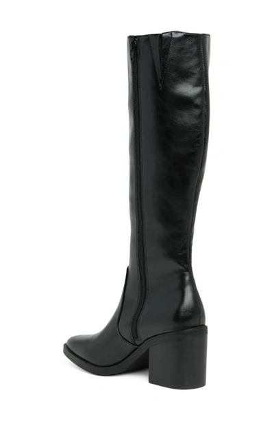 Shop Steve Madden Dextra Knee High Boot In Black