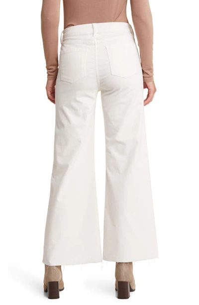 Shop Kut From The Kloth Meg Fab Ab High Waist Wide Leg Jeans In Pearl