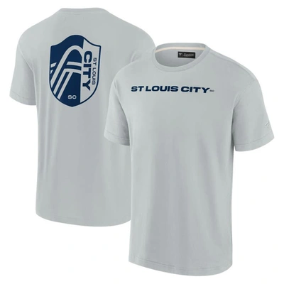 Shop Fanatics Signature Unisex  Gray St. Louis City Sc Elements Super Soft Short Sleeve T-shirt