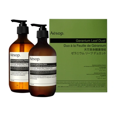 Shop Aesop Geranium Leaf Body Care Kit In Default Title