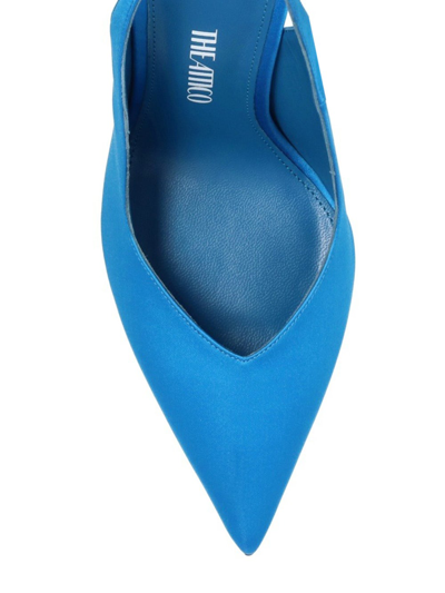 Attico Turquoise Venus Slingback 105 Pumps In Blue