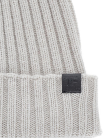 Shop Tom Ford Ribbed Beanie Hat