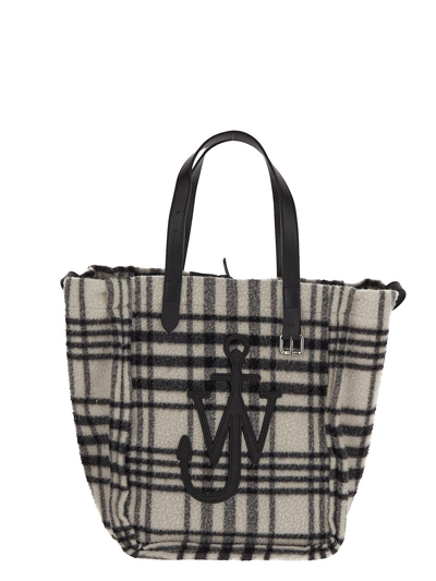 Shop Jw Anderson Oversized Belt Tote Bag In White