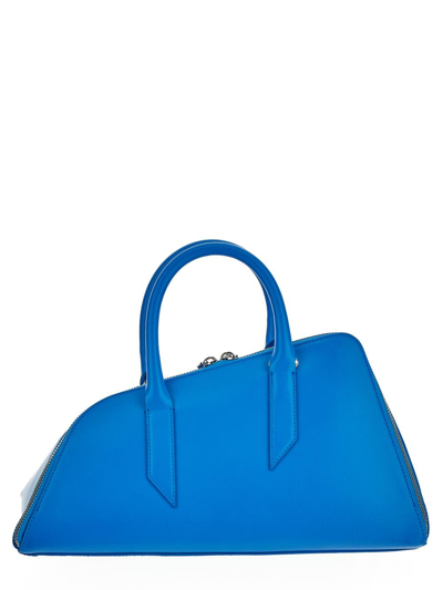 Shop Attico 24h Handle Bag In Blue