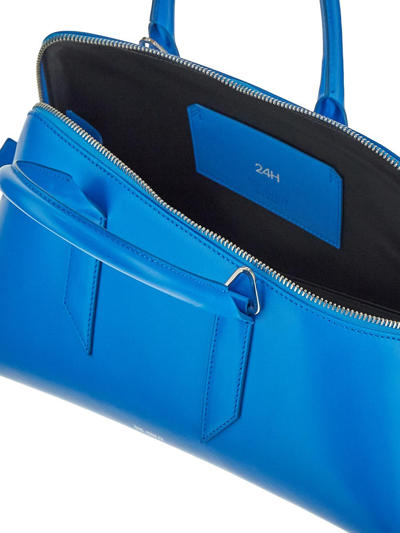 Shop Attico 24h Handle Bag In Blue