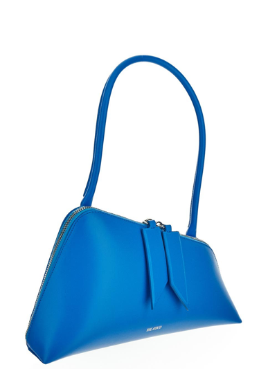 Shop Attico Sunrise Shoulder Bag In Blue