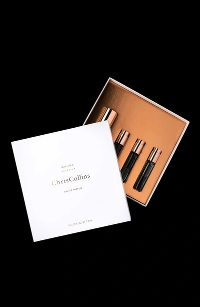 Chris Collins Anima Voyageur Eau De Parfum 3-piece Travel Set $220 Value