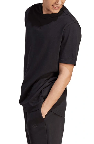 Shop Adidas Sportswear All Season Crewneck T-shirt In Black