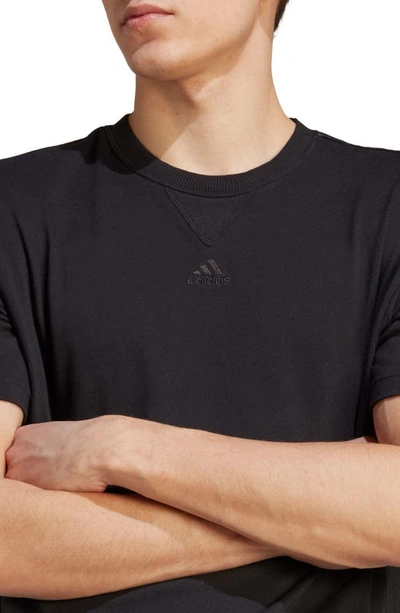 Shop Adidas Sportswear All Season Crewneck T-shirt In Black