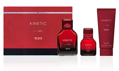 Shop Tumi Kinetic --:--gmt Eau De Parfum Gift Set $230 Value