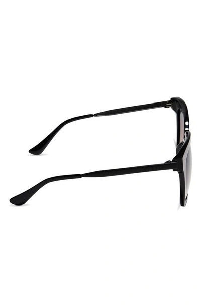 Diff Bella 54mm Gradient Square Sunglasses In Black/ Twilight Gradient