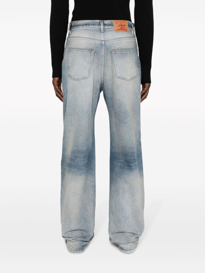 Shop Y/project Cut-out Denim Jeans In Blue