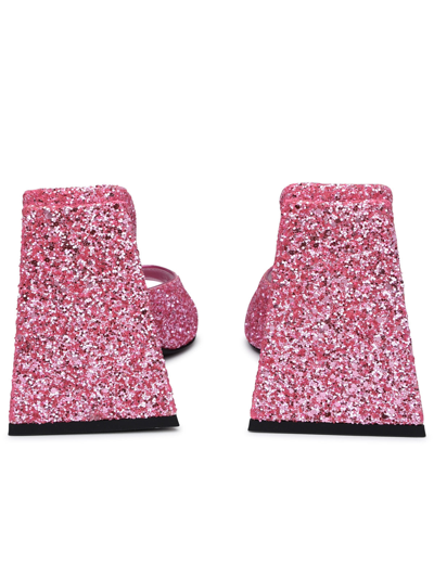Shop Attico The  Devon Sandal In Pink Polyethylene-terephthalate Blend Woman