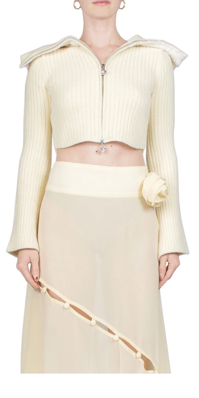 House Of Sunny Double Collar Peggy Cardigan