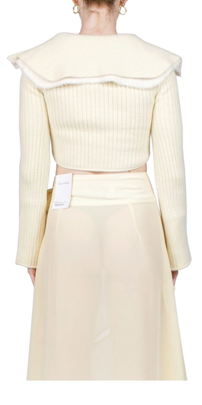 House Of Sunny Double Collar Peggy Cardigan