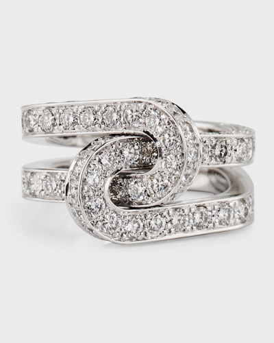 Shop Dinh Van Maillon Star 18k White Gold Diamond Ring