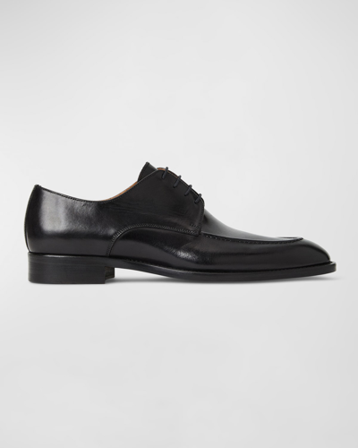 Shop Bruno Magli Men's Santino Leather Oxfords In Black