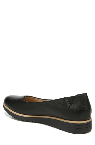 Soul Naturalizer Idea Womens Padded Insole Slip On Ballet Flats In Black