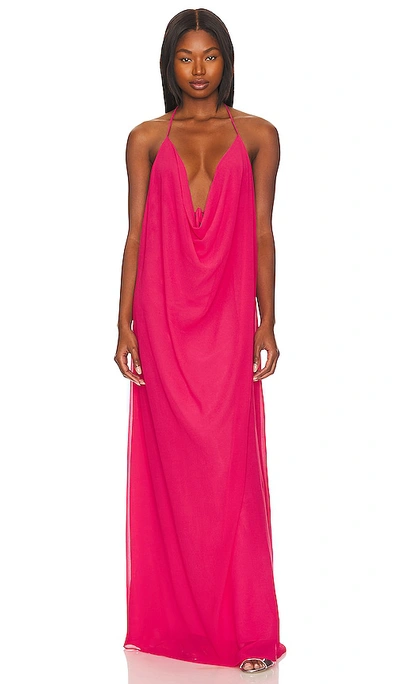 Shop Nbd Alcina Maxi Dress In Fuchsia